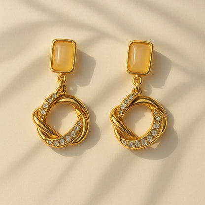 Lucky Charm Earrings - 18k Gold Plated Anti Tarnish Earrings