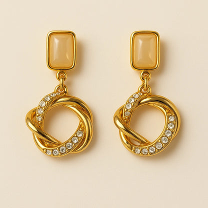Lucky Charm Earrings - 18k Gold Plated Anti Tarnish Earrings