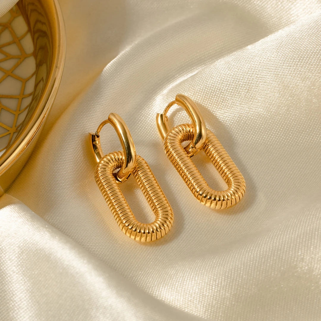 Lyra Earrings - 18K Demi Fine Anti Tarnish Earrings