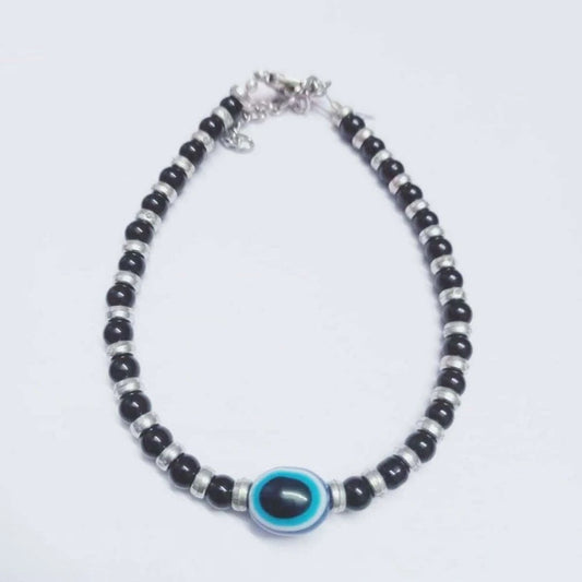 Midnight Evil Eye Beaded Bracelet