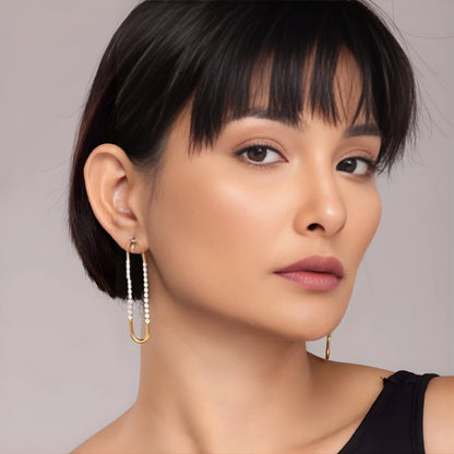 Moonfall Rhinestone Earrings