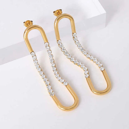 Moonfall Rhinestone Earrings