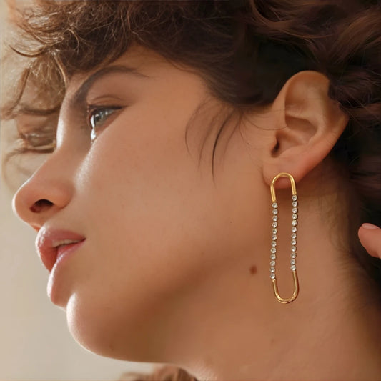 Moonfall Rhinestone Earrings