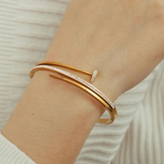 Nail Crystal Bracelet