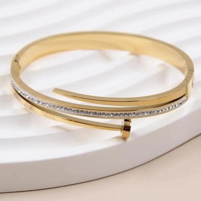 Nail Crystal Bracelet