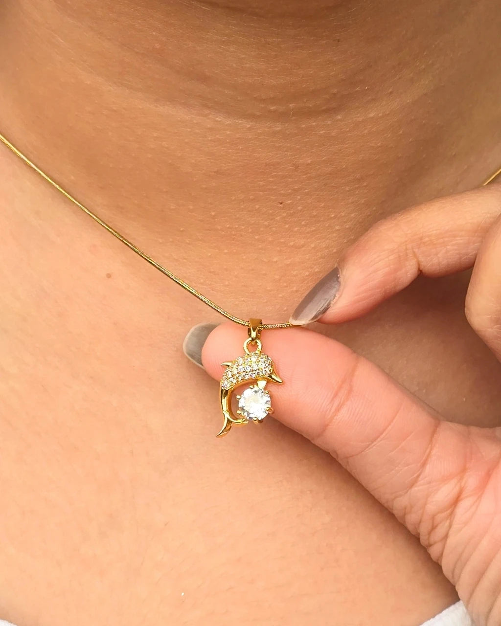 Polar Heart Pendant - 18k Gold Plated