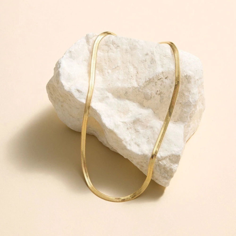 Snake Chain + Dainty Diamond Combo