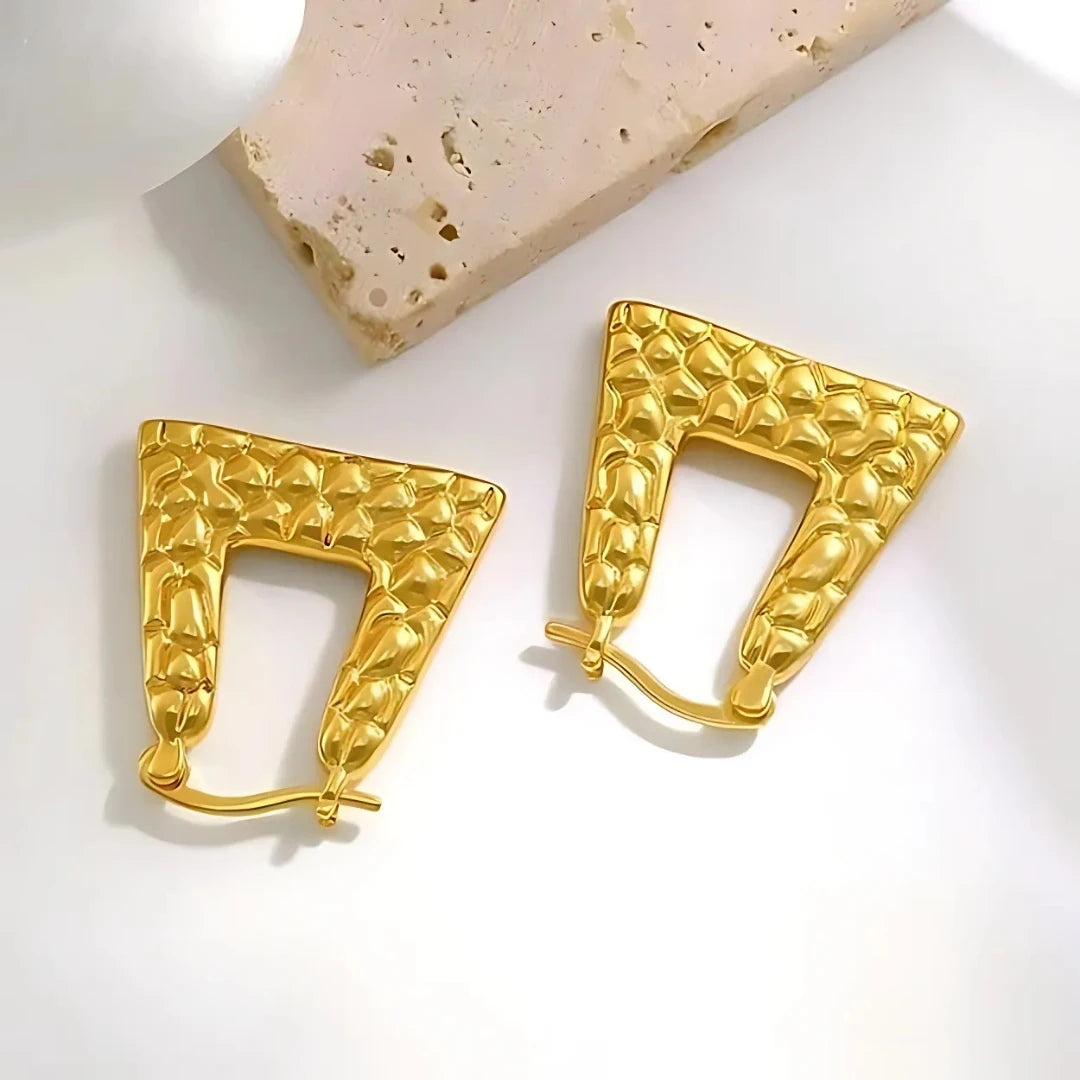 Tipsy Closet Western Hoops - 18k Gold Plated