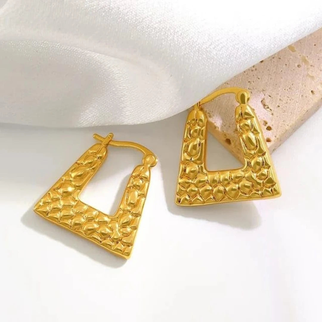 Tipsy Closet Western Hoops - 18k Gold Plated