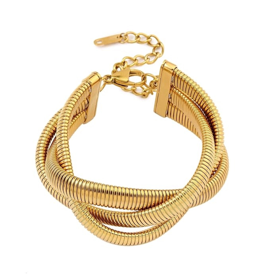 Twist N Turn Gold Bracelet