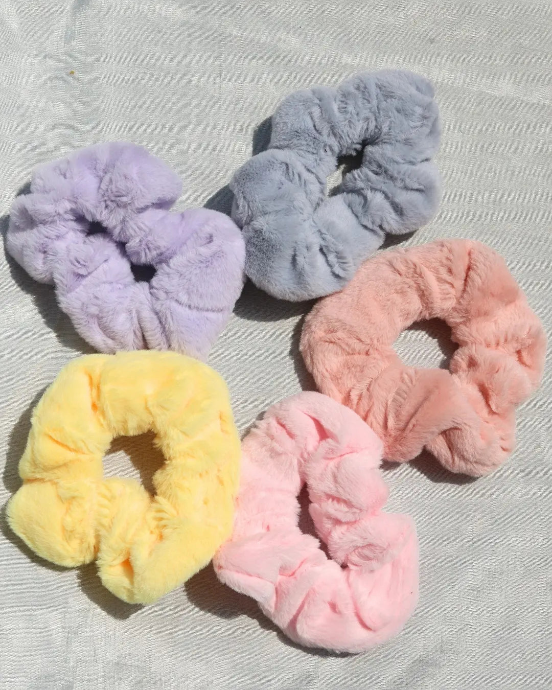 Lavender Fur Scrunchie (1 pc)