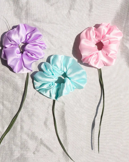 Lavender Satin Scrunchie (1 pc)