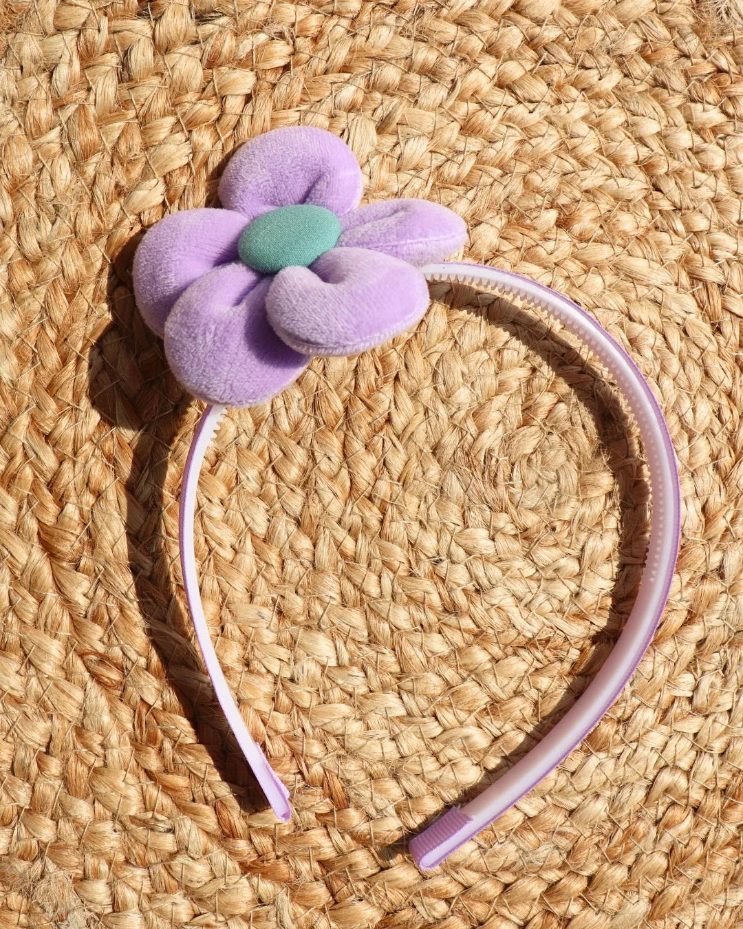 Lavender Flower Hair Band (1 pc)